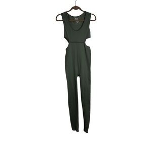 Jumpsuit Women's Large Green Sleeveless Onesie